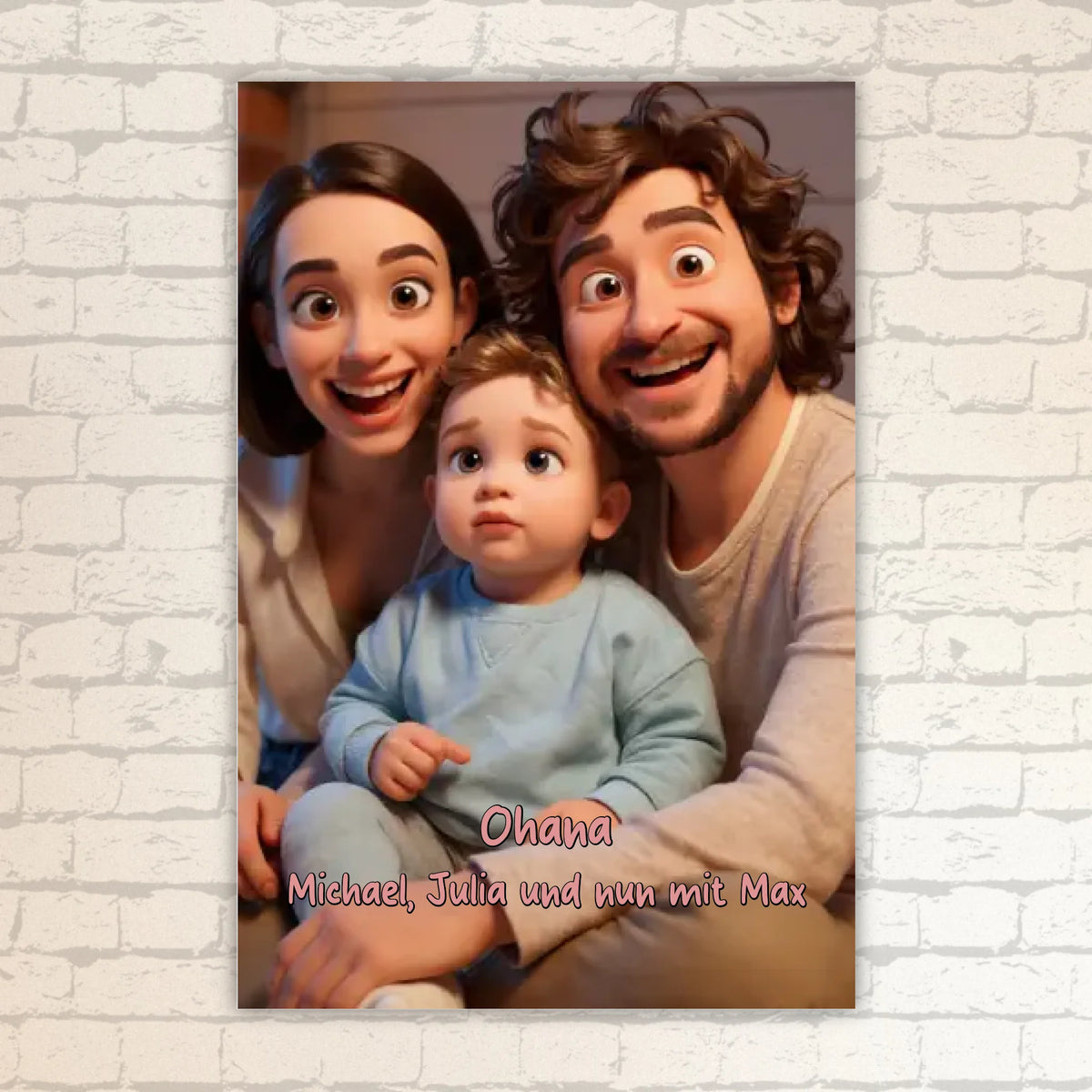 Canva Leinwand mit Pixar Foto selber gestalten