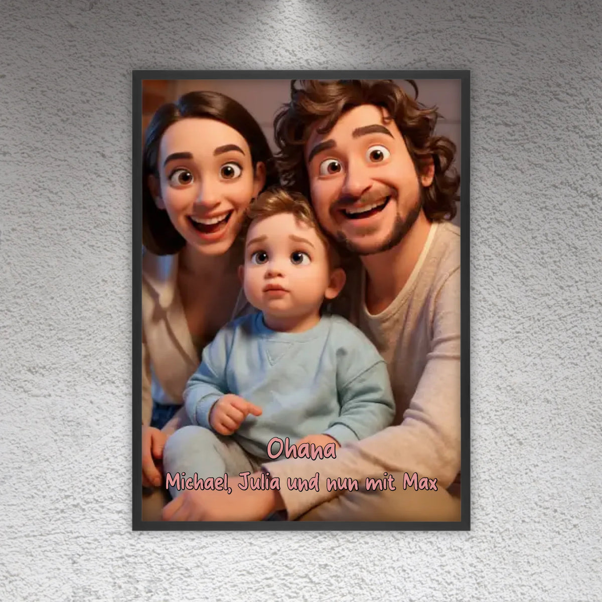 3D Cartoon Portrait - Custom Canvas