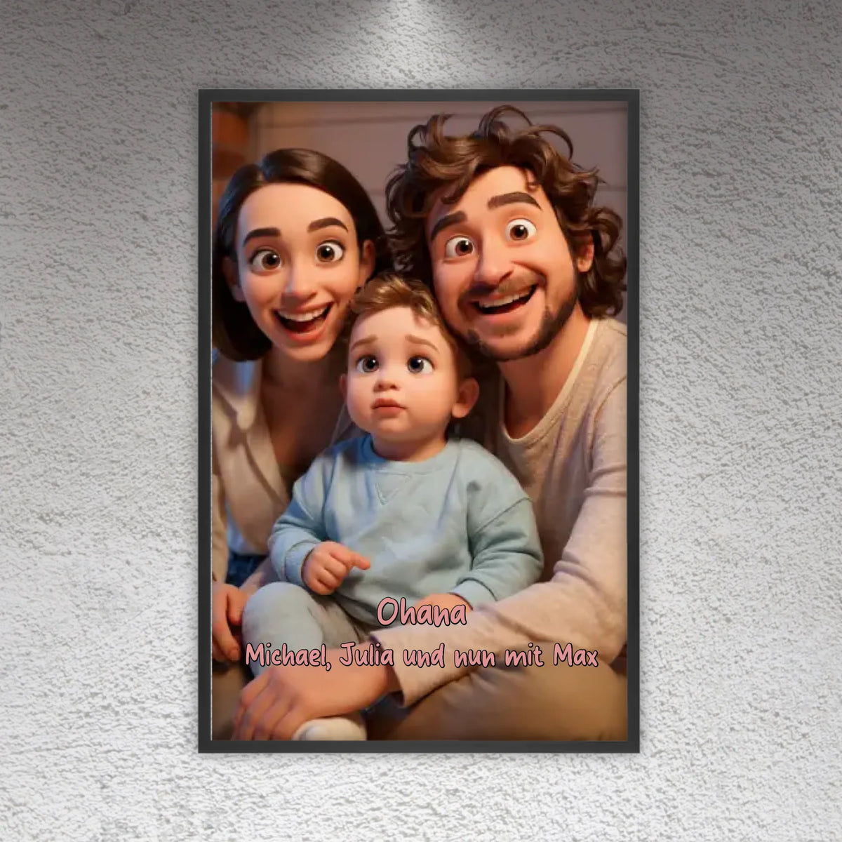 3D Cartoon Portrait - Custom Canvas