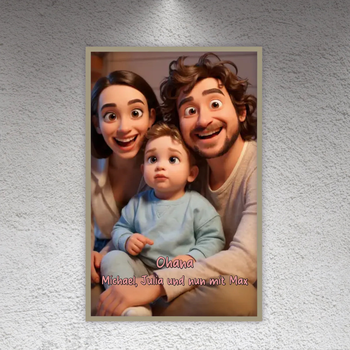 3D Cartoon Portrait - Custom Canvas