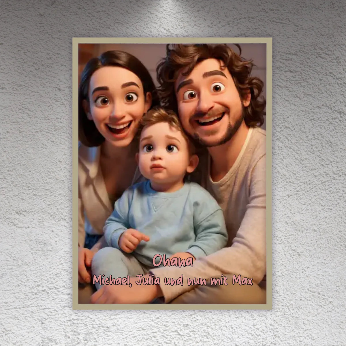 3D Cartoon Portrait - Custom Canvas