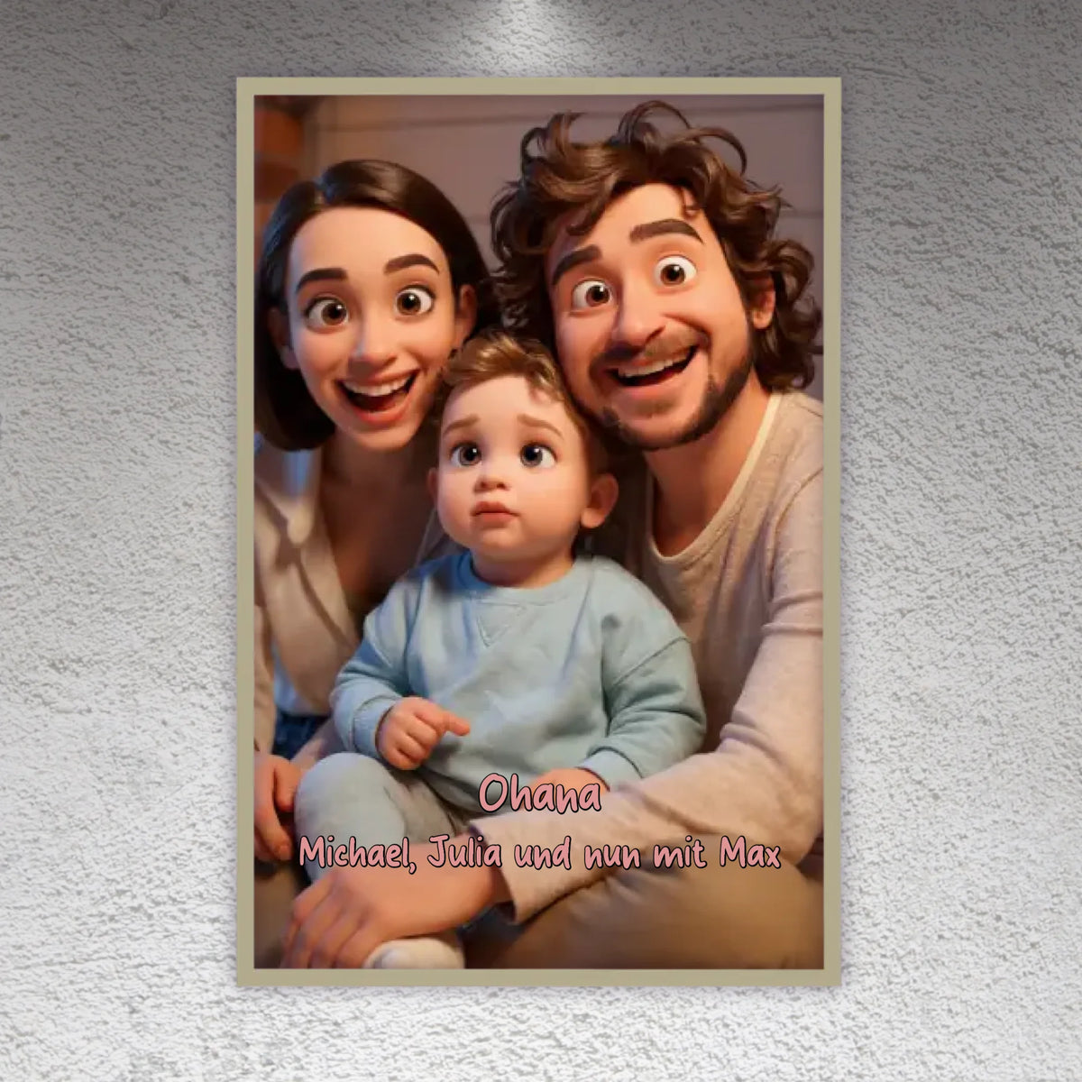 3D Cartoon Portrait - Custom Canvas