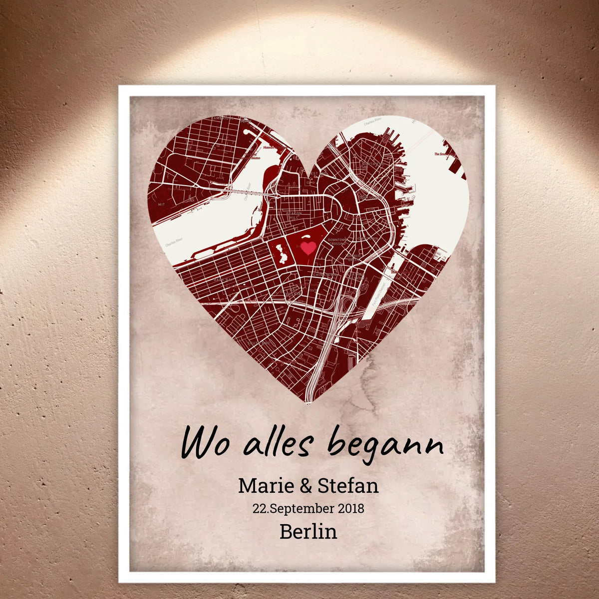 Wo alles begann - Individuelle Stadtkarte | Personalize Palace