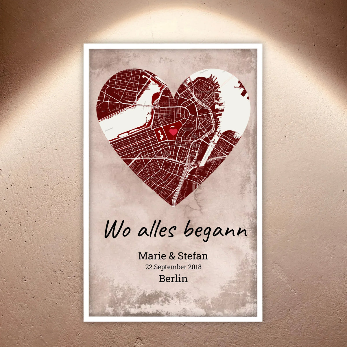Wo alles begann - Individuelle Stadtkarte | Personalize Palace