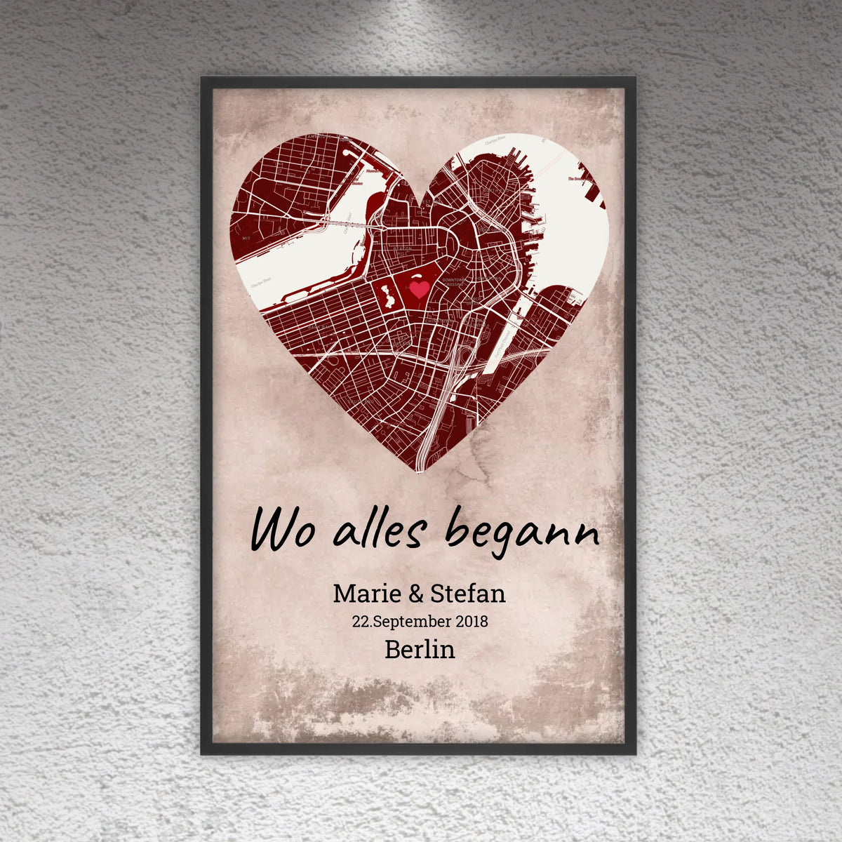 Wo alles begann - Individuelle Stadtkarte | Personalize Palace