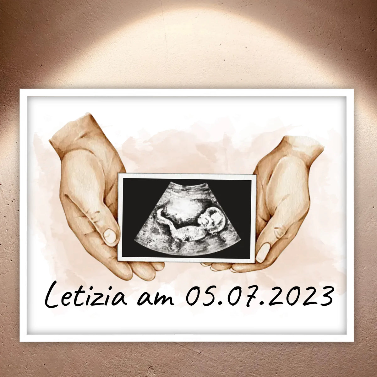 dein Foto Ultraschallbild auf Leinwand - Individuelle Leinwand