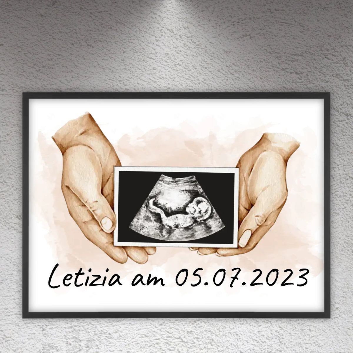 dein Foto Ultraschallbild auf Leinwand - Individuelle Leinwand