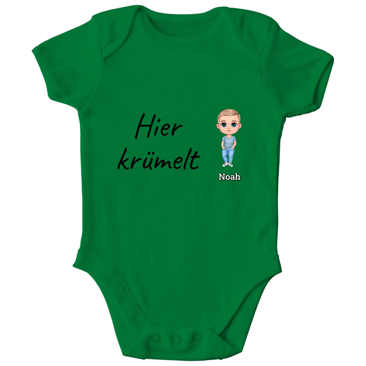 front_Kelly Green_Kinder Bio Body Strampler_Platzhalter_TIB_mockup