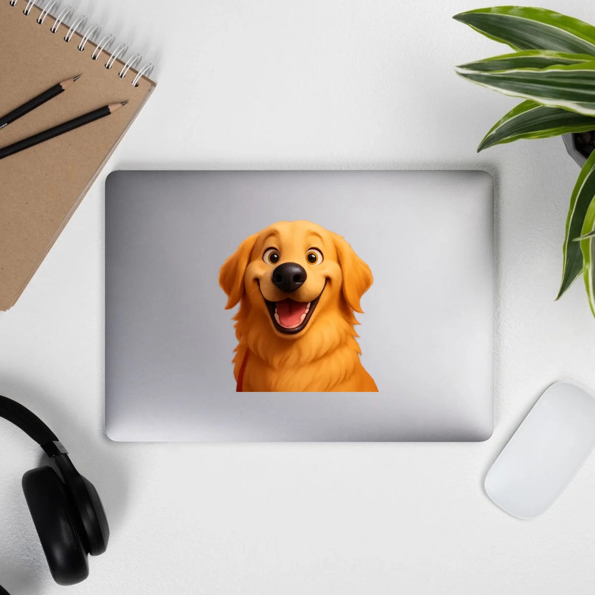 DOG MOM mit Foto und Text - Individueller Autoaufkleber