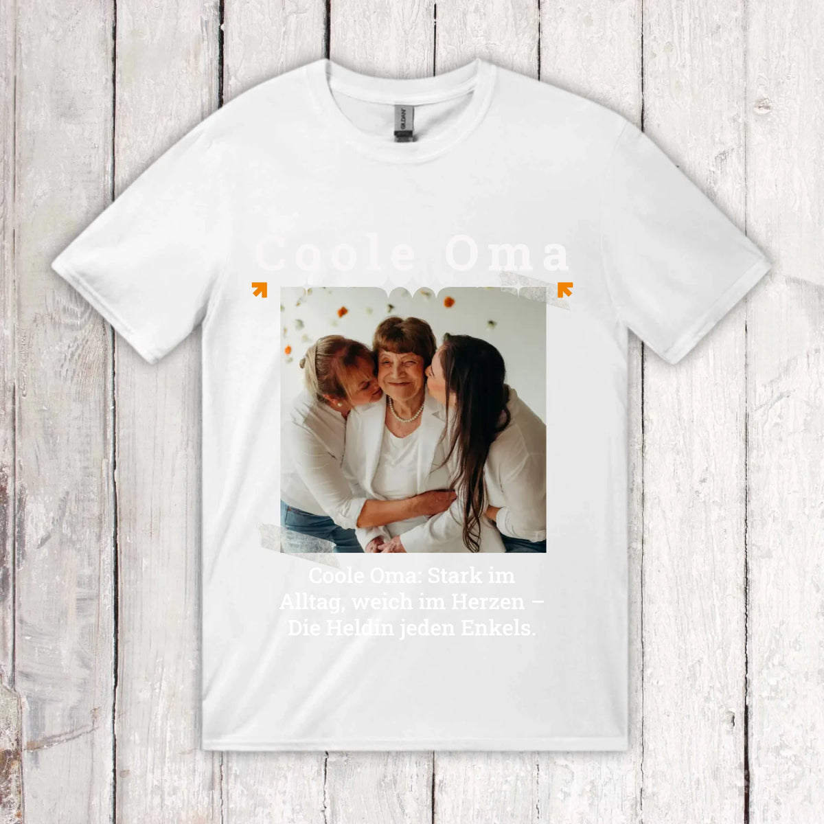 Personalisiertes T-Shirt Cooler OPA mit Foto, Name und Text | Personalize Palace