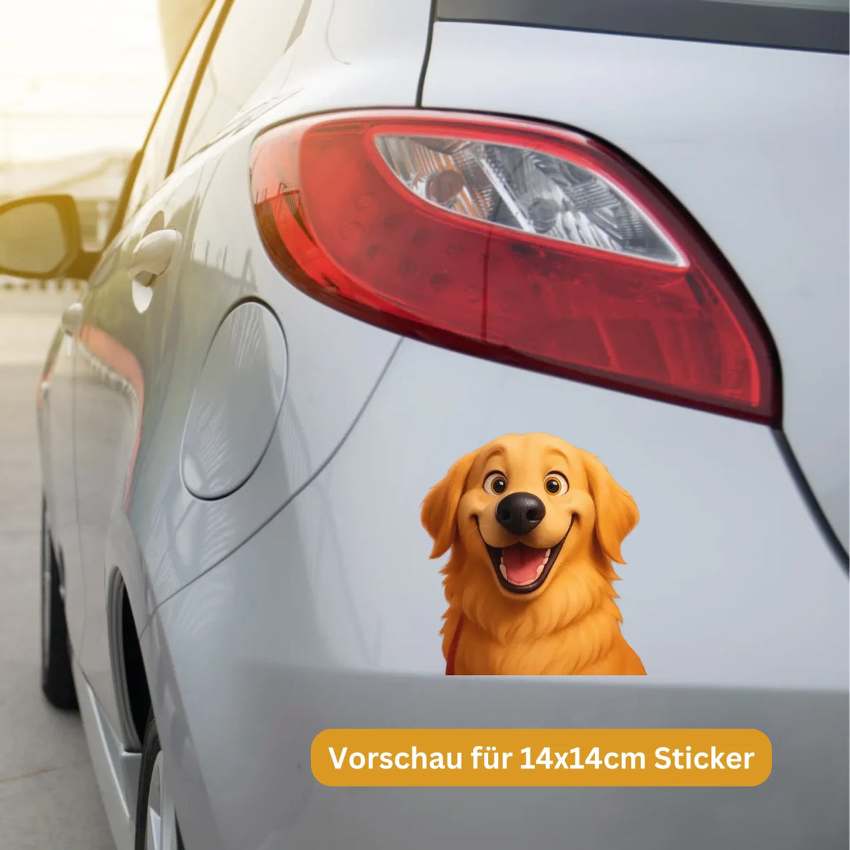 Dein Haustierfoto - Individueller Autoaufkleber | Personalize Palace