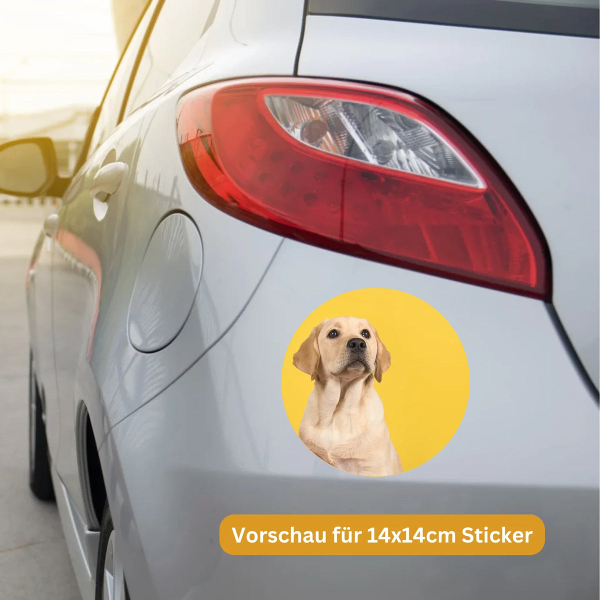 Spähendes Foto, Tier an Board - Individueller Autoaufkleber | Personalize Palace