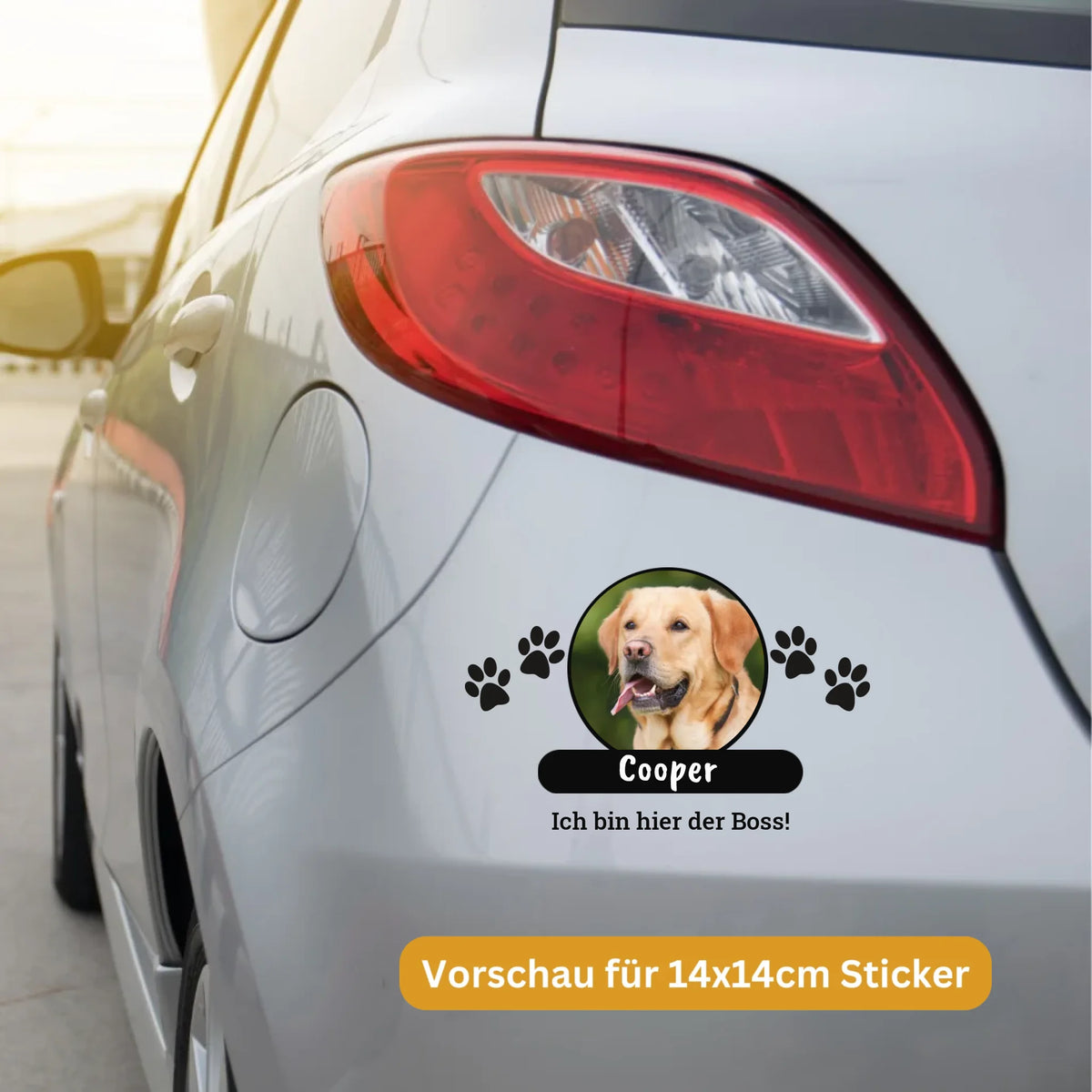 QR Code "Scan me" - individueller Sticker oder Autoaufkleber | Personalize Palace