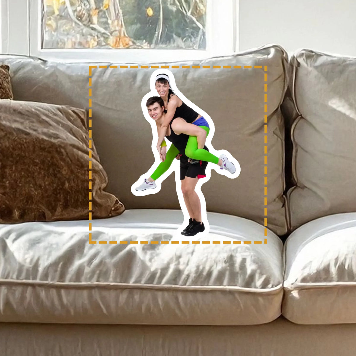 Couch mit Formkissne