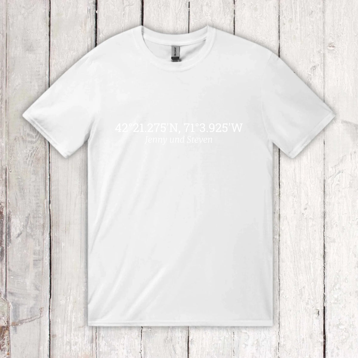 eure gemeinsamen Koordinaten - individueller Hoodie | Personalize Palace