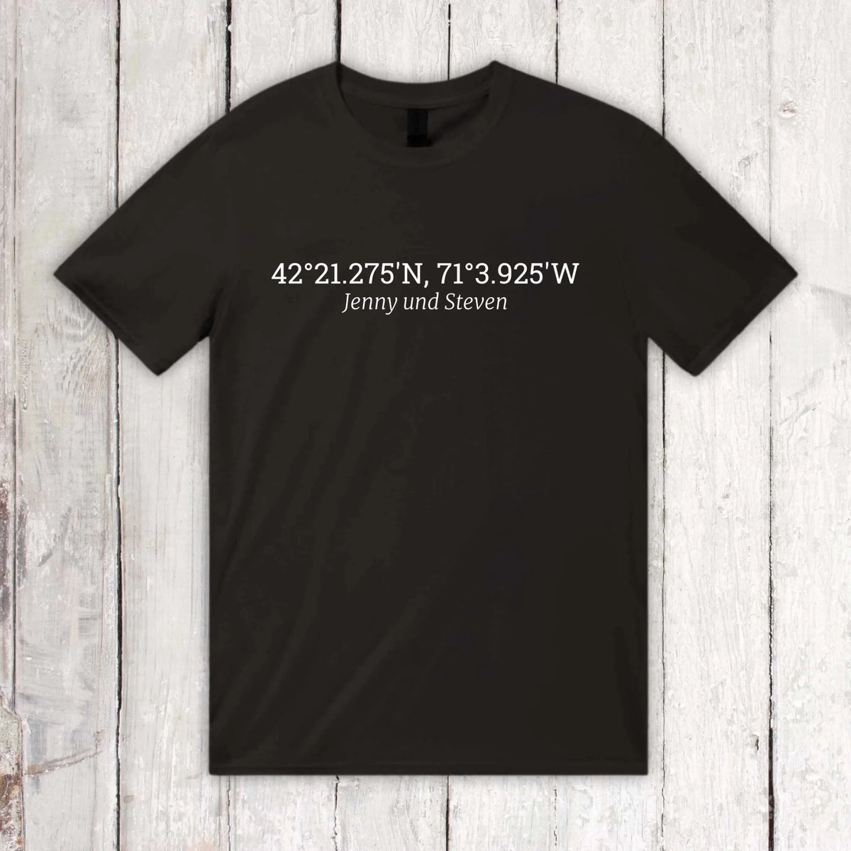 Your shared coordinates - personalized hoodie
