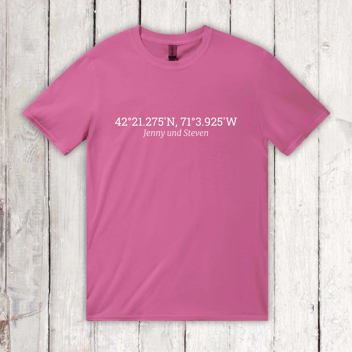 Your shared coordinates - personalized hoodie