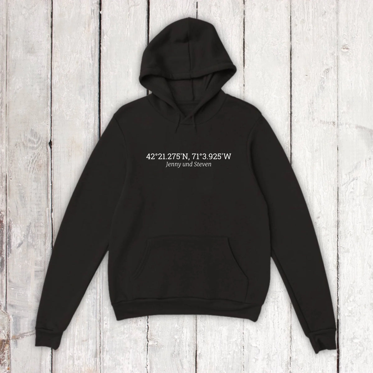 eure gemeinsamen Koordinaten - individuelles T-Shirt | Personalize Palace