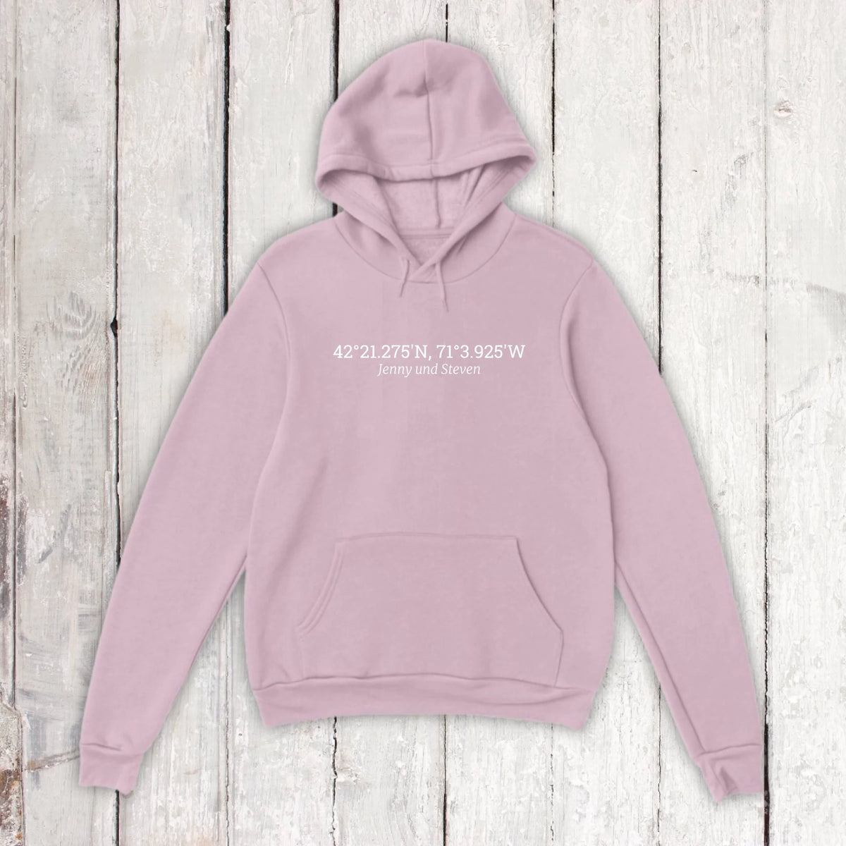 Your shared coordinates - personalized T-shirt