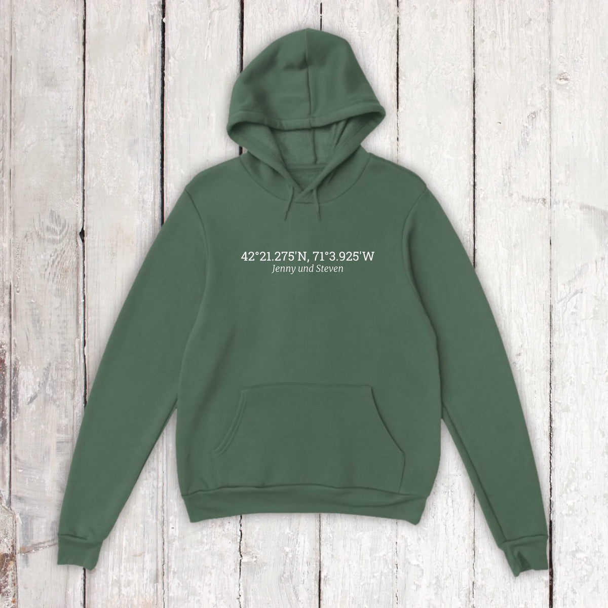 Your shared coordinates - personalized T-shirt