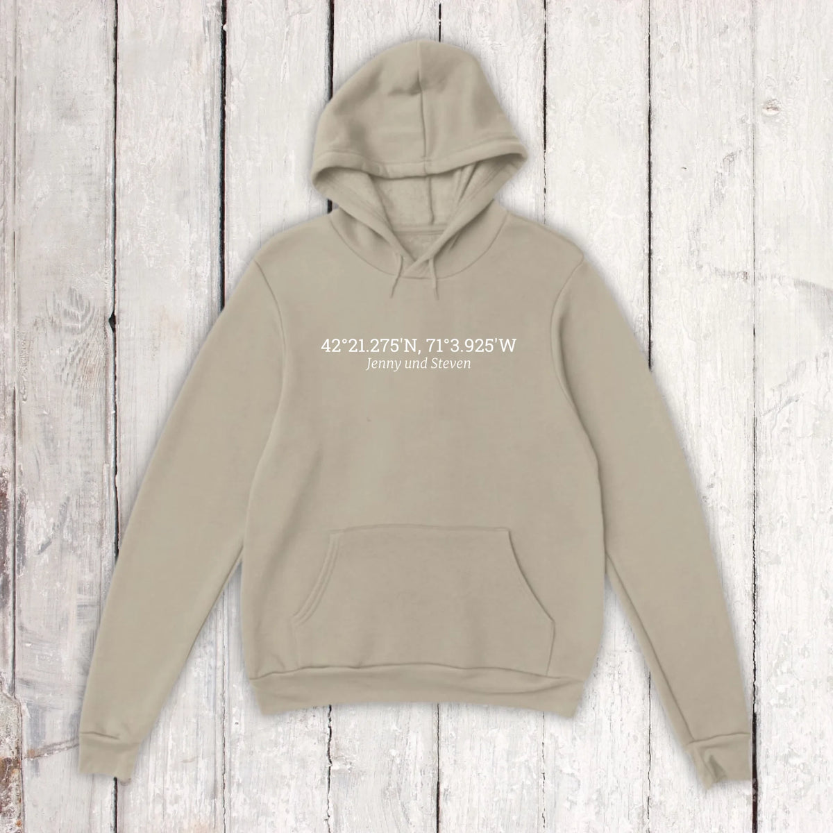 Your shared coordinates - personalized T-shirt