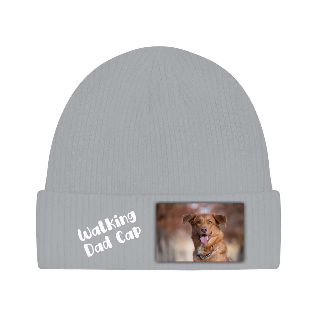 Personalisierte Mütze: Walking Dad Beanie - individuelle Strickmütze | Personalize Palace