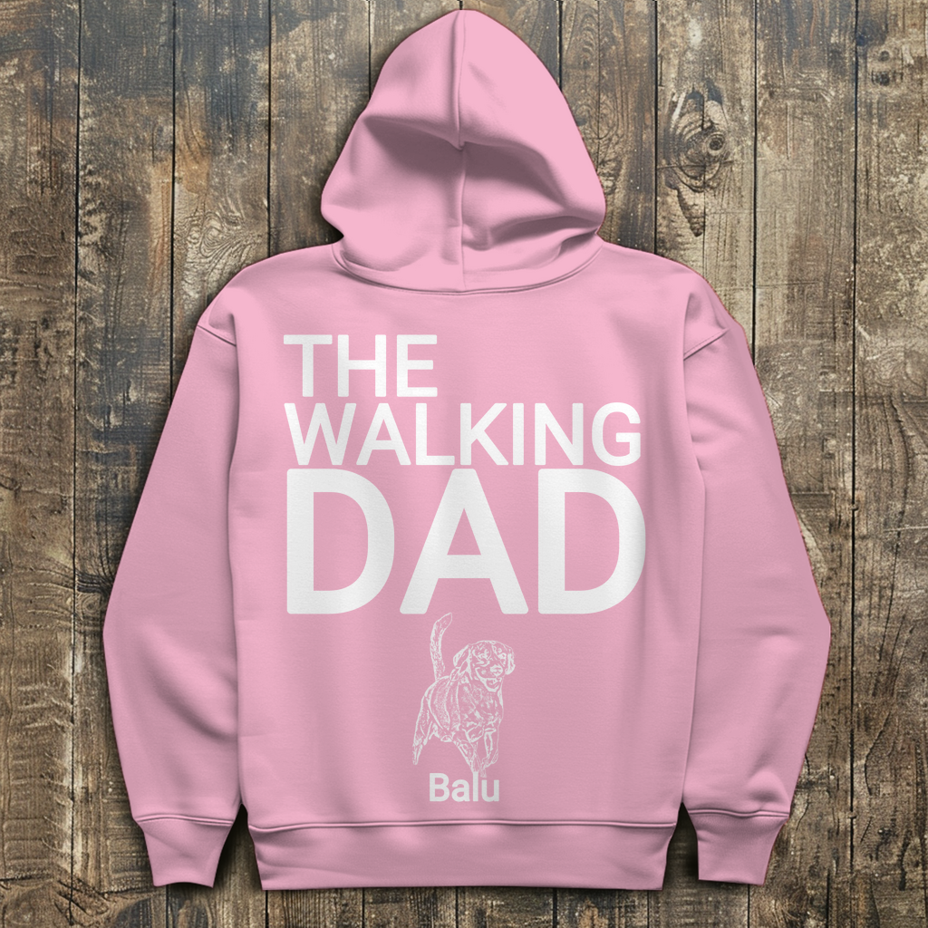 The Walking Dad - individueller Hoodie | Personalize Palace