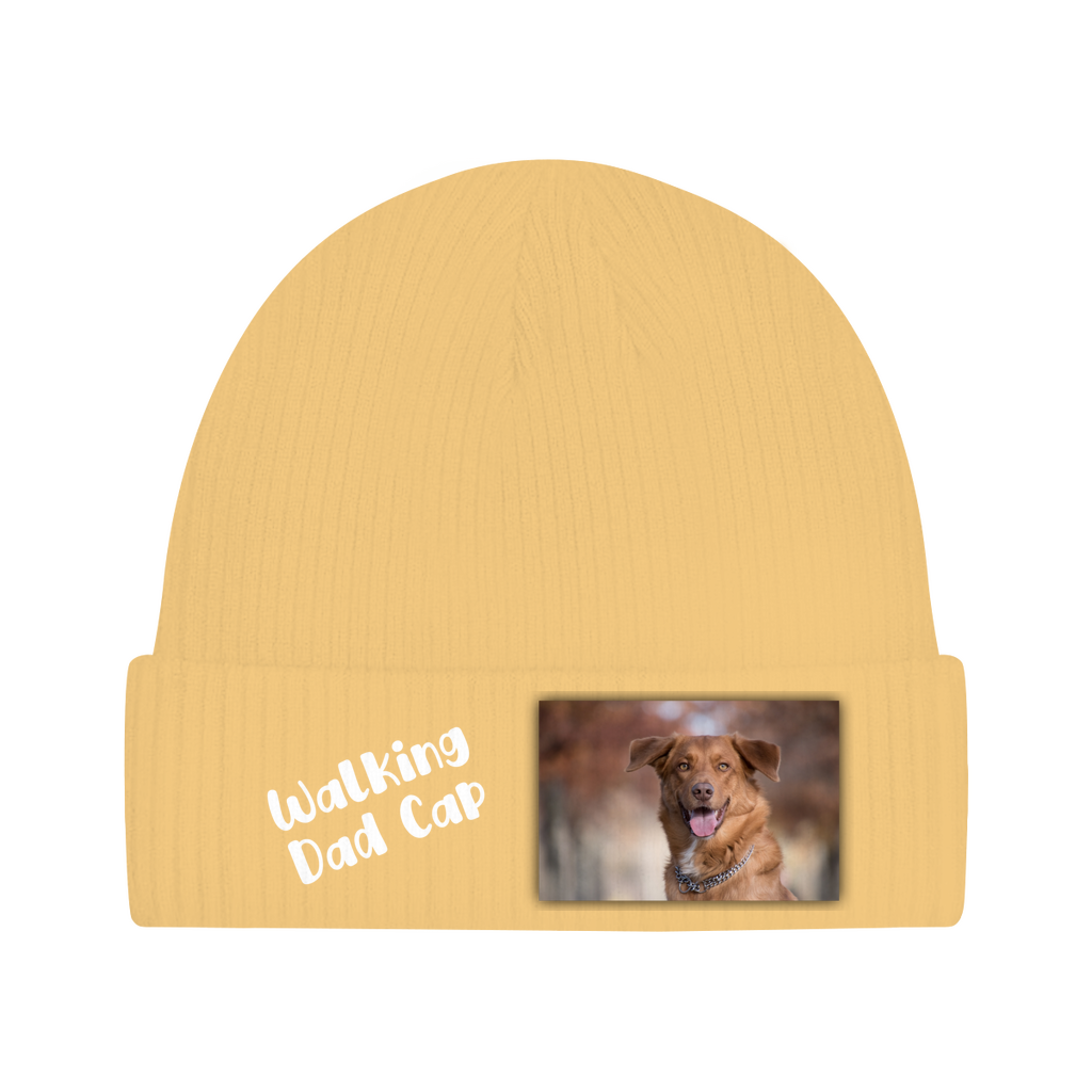 Personalisierte Mütze: Walking Dad Beanie - individuelle Strickmütze | Personalize Palace