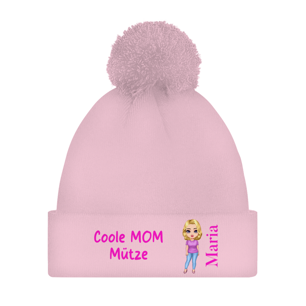 Coole Mom Mütze - individuelle Bommelmütze | Personalize Palace