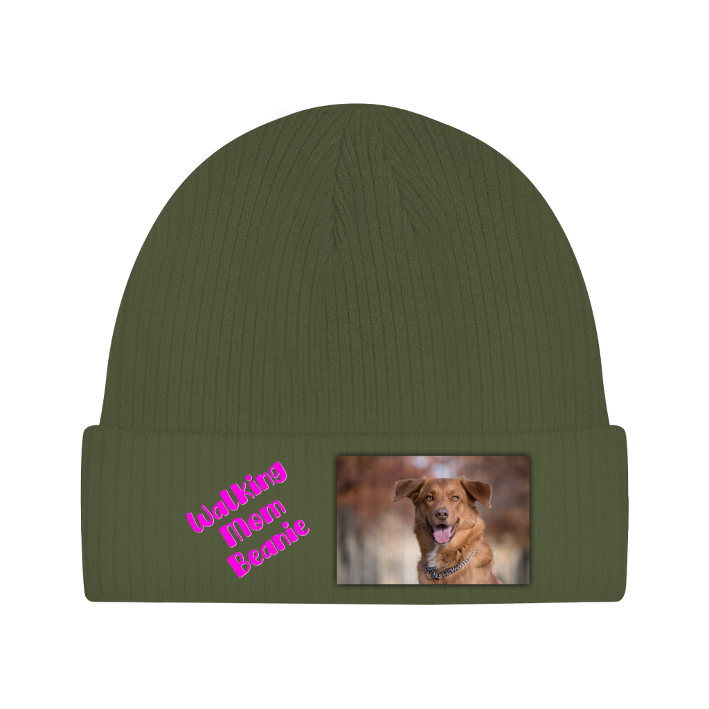 Personalisierte Mütze: Walking Mom Beanie - individuelle Strickmütze | Personalize Palace