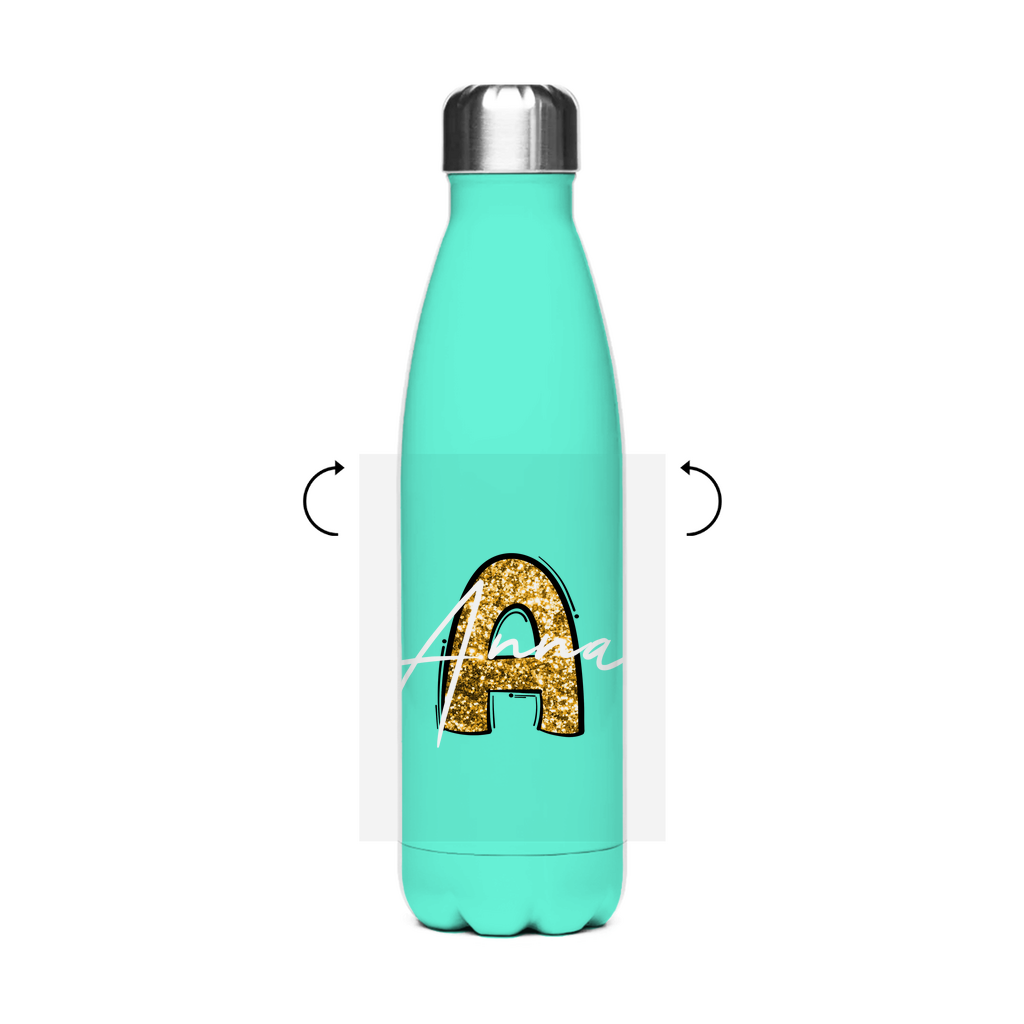Personalisierte Tasse: Mit Foto und Initialen - individuelle Büro Thermoflasche | Personalize Palace