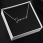 Personalisierter Schmuck: Signature Namenskette - Individuelle Halskette | Personalize Palace