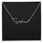 Personalisierter Schmuck: Signature Namenskette - Individuelle Halskette | Personalize Palace