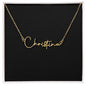 Personalisierter Schmuck: Signature Namenskette - Individuelle Halskette | Personalize Palace
