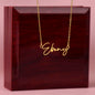 Personalisierter Schmuck: Signature Namenskette - Individuelle Halskette | Personalize Palace
