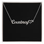 Personalisierter Schmuck: Namenskette mit Herz - individuelle Halskette | Personalize Palace