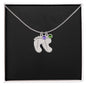 Personalisierter Schmuck: Baby Fußabdruck Halskette mit Gravur - individuelles Geschenk zur Geburt | Personalize Palace
