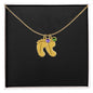 Personalisierter Schmuck: Baby Fußabdruck Halskette mit Gravur - individuelles Geschenk zur Geburt | Personalize Palace