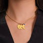 Personalisierter Schmuck: Baby Fußabdruck Halskette mit Gravur - individuelles Geschenk zur Geburt | Personalize Palace