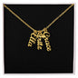 Personalisierter Schmuck: Kette mit bis zu 4 Kindernamen - Individuelle Namenskette | Personalize Palace