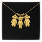 Children's necklace with up to 4 names - personalized gift for a newborn 