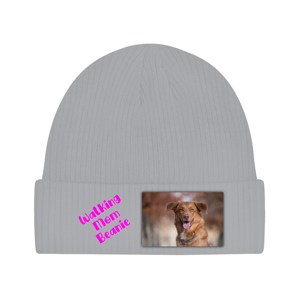 Personalisierte Mütze: Walking Mom Beanie - individuelle Strickmütze | Personalize Palace