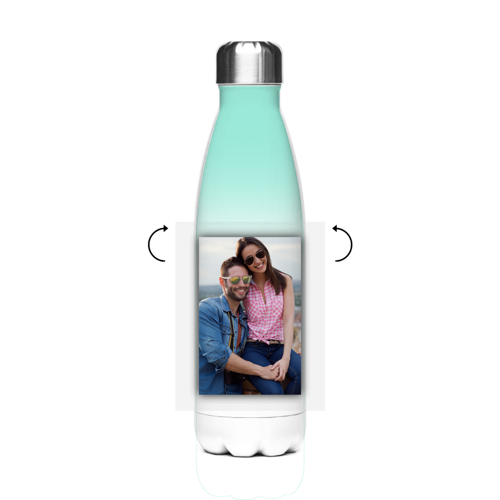 Personalisierte Tasse: Mit Foto und Initialen - individuelle Büro Thermoflasche | Personalize Palace