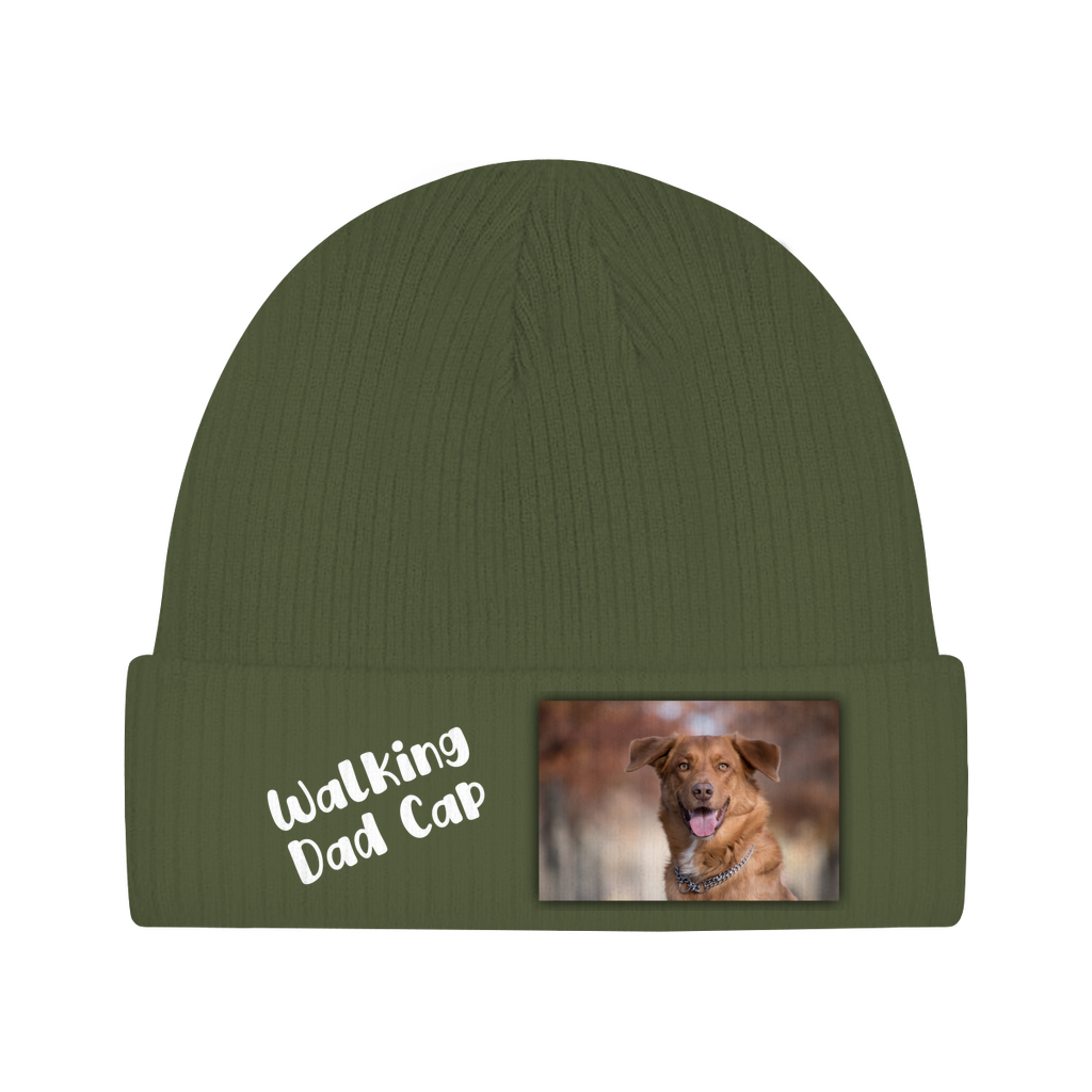 Personalisierte Mütze: Walking Dad Beanie - individuelle Strickmütze | Personalize Palace