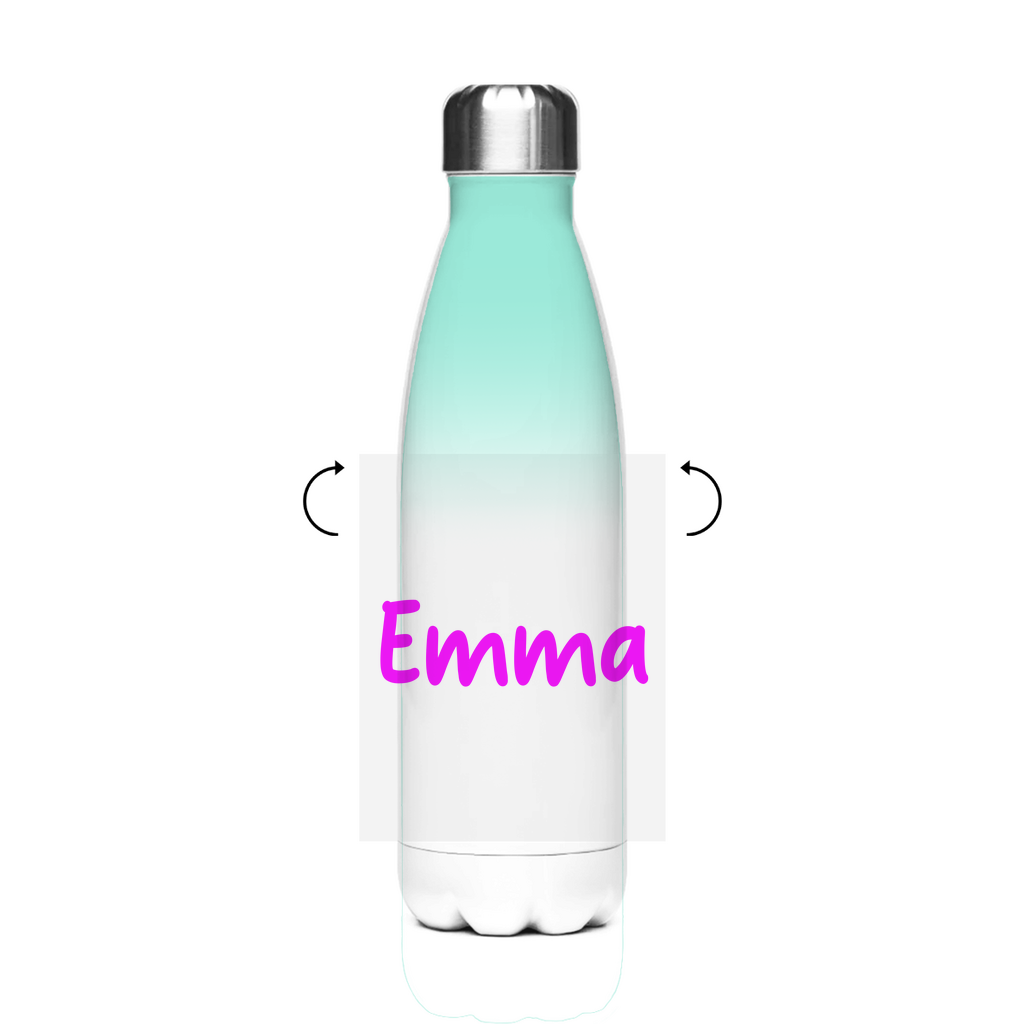 Personalisierte Tasse: Schultrinkflasche "Einhorn" aus Edelstahl - individuelle Thermoflasche | Personalize Palace